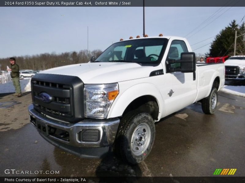 Front 3/4 View of 2014 F350 Super Duty XL Regular Cab 4x4