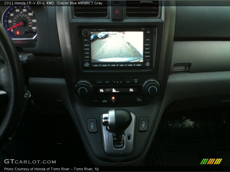 Glacier Blue Metallic / Gray 2011 Honda CR-V EX-L 4WD