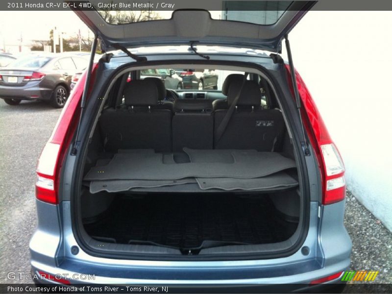 Glacier Blue Metallic / Gray 2011 Honda CR-V EX-L 4WD