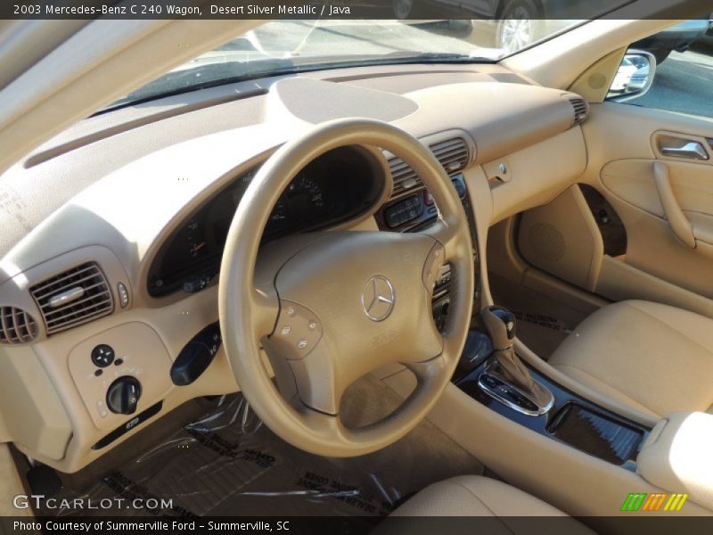 Desert Silver Metallic / Java 2003 Mercedes-Benz C 240 Wagon