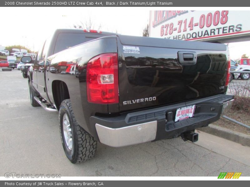 Black / Dark Titanium/Light Titanium 2008 Chevrolet Silverado 2500HD LTZ Crew Cab 4x4