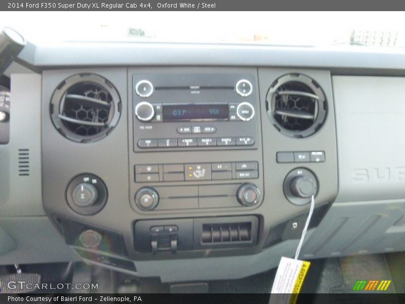 Oxford White / Steel 2014 Ford F350 Super Duty XL Regular Cab 4x4