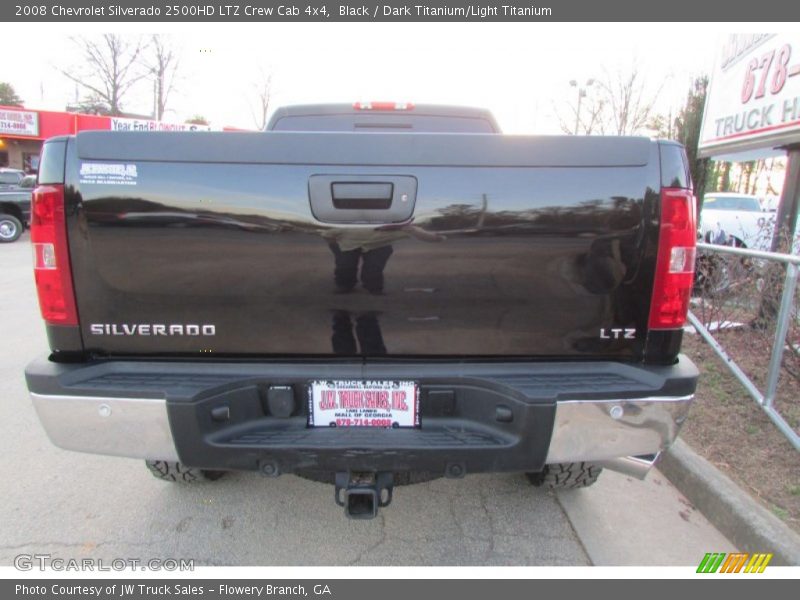 Black / Dark Titanium/Light Titanium 2008 Chevrolet Silverado 2500HD LTZ Crew Cab 4x4