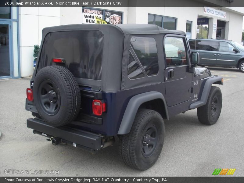 Midnight Blue Pearl / Dark Slate Gray 2006 Jeep Wrangler X 4x4
