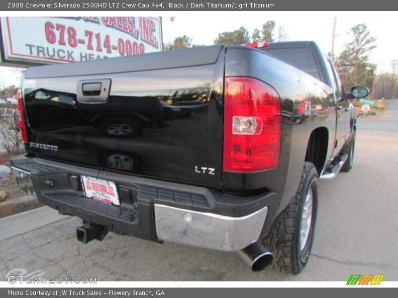Black / Dark Titanium/Light Titanium 2008 Chevrolet Silverado 2500HD LTZ Crew Cab 4x4