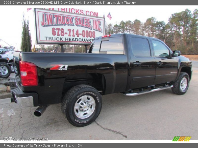 Black / Dark Titanium/Light Titanium 2008 Chevrolet Silverado 2500HD LTZ Crew Cab 4x4