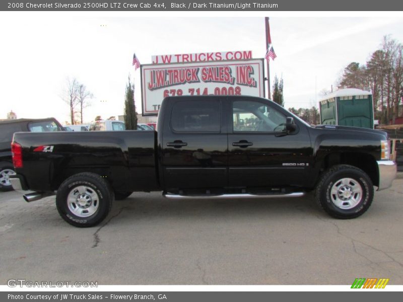 Black / Dark Titanium/Light Titanium 2008 Chevrolet Silverado 2500HD LTZ Crew Cab 4x4