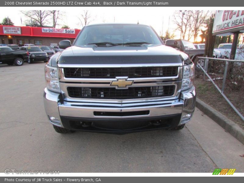 Black / Dark Titanium/Light Titanium 2008 Chevrolet Silverado 2500HD LTZ Crew Cab 4x4