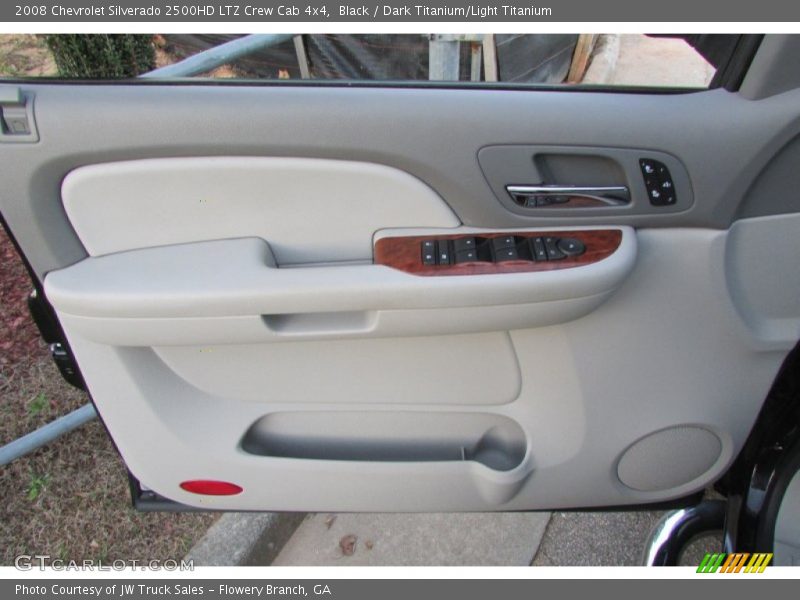 Black / Dark Titanium/Light Titanium 2008 Chevrolet Silverado 2500HD LTZ Crew Cab 4x4