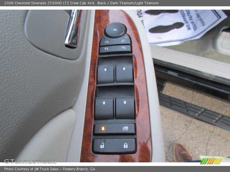 Black / Dark Titanium/Light Titanium 2008 Chevrolet Silverado 2500HD LTZ Crew Cab 4x4
