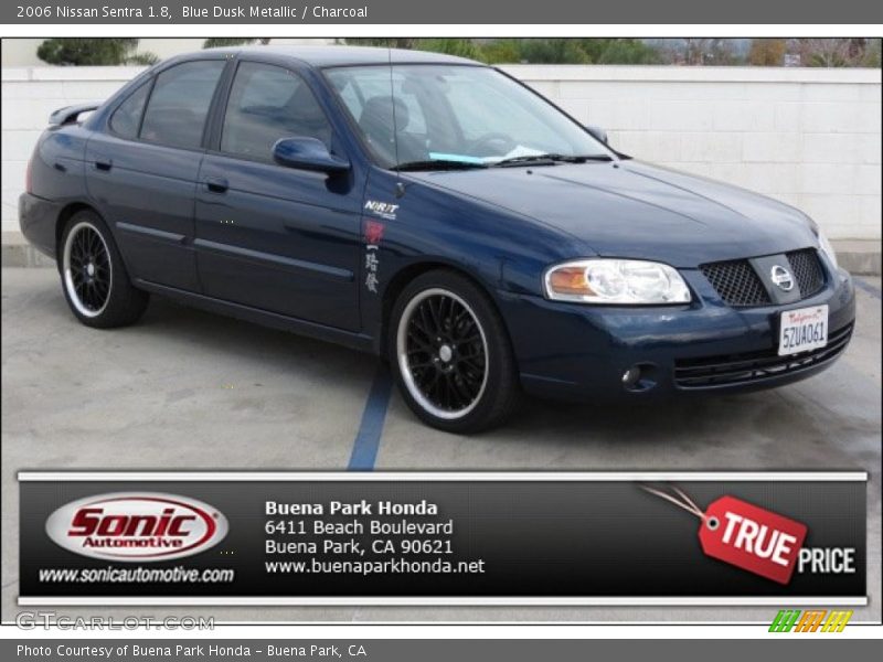 Blue Dusk Metallic / Charcoal 2006 Nissan Sentra 1.8