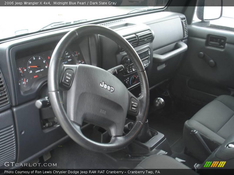 Midnight Blue Pearl / Dark Slate Gray 2006 Jeep Wrangler X 4x4