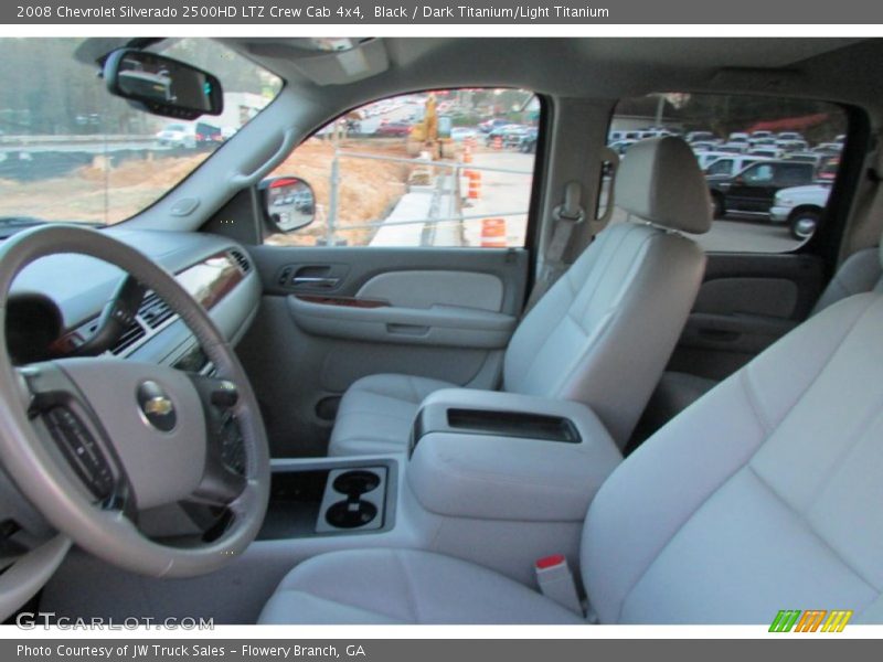 Black / Dark Titanium/Light Titanium 2008 Chevrolet Silverado 2500HD LTZ Crew Cab 4x4