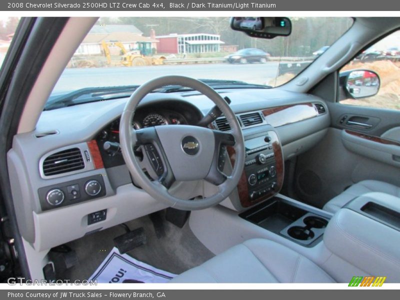 Black / Dark Titanium/Light Titanium 2008 Chevrolet Silverado 2500HD LTZ Crew Cab 4x4