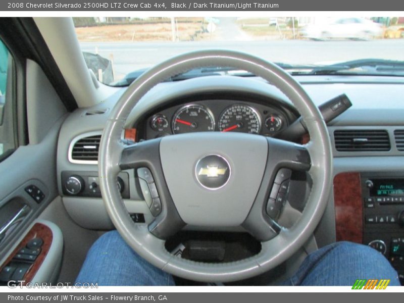 Black / Dark Titanium/Light Titanium 2008 Chevrolet Silverado 2500HD LTZ Crew Cab 4x4