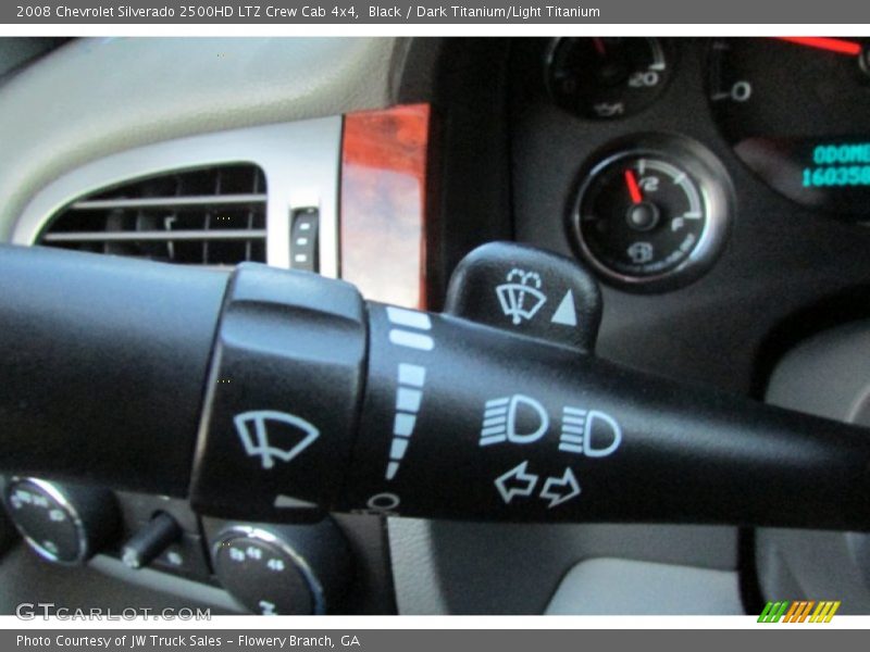 Black / Dark Titanium/Light Titanium 2008 Chevrolet Silverado 2500HD LTZ Crew Cab 4x4
