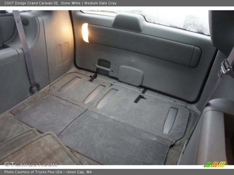 Stone White / Medium Slate Gray 2007 Dodge Grand Caravan SE