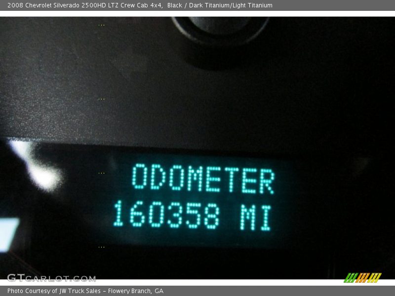Black / Dark Titanium/Light Titanium 2008 Chevrolet Silverado 2500HD LTZ Crew Cab 4x4