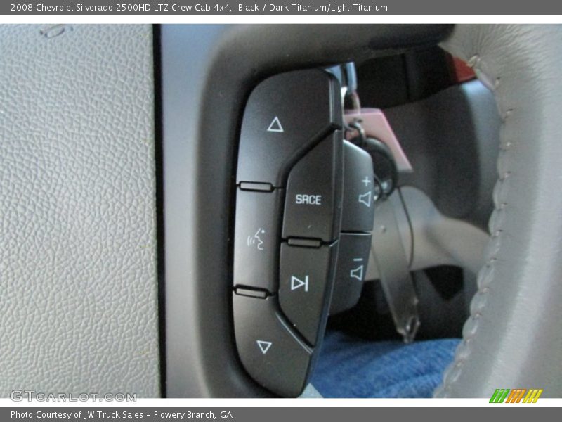 Black / Dark Titanium/Light Titanium 2008 Chevrolet Silverado 2500HD LTZ Crew Cab 4x4