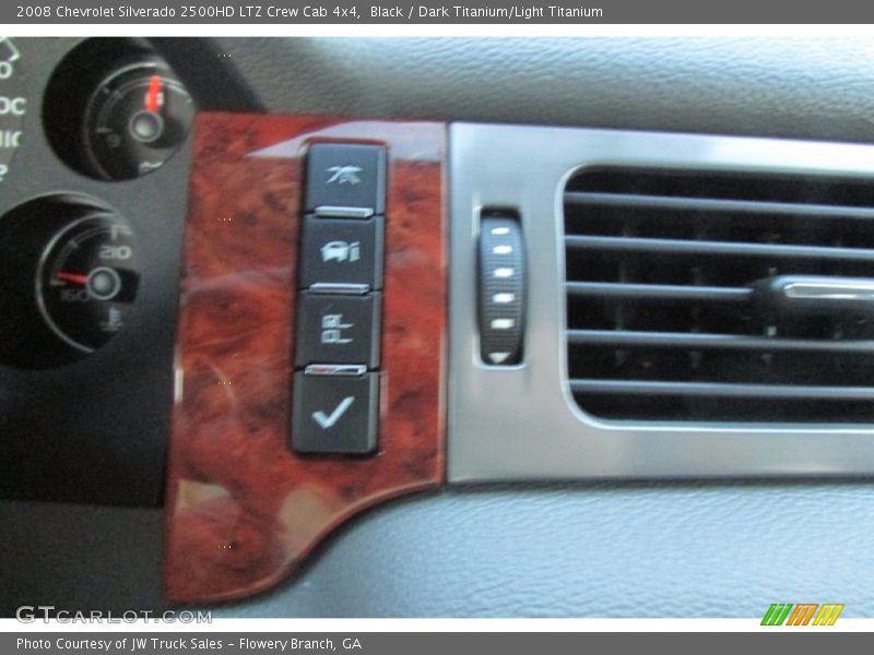 Black / Dark Titanium/Light Titanium 2008 Chevrolet Silverado 2500HD LTZ Crew Cab 4x4