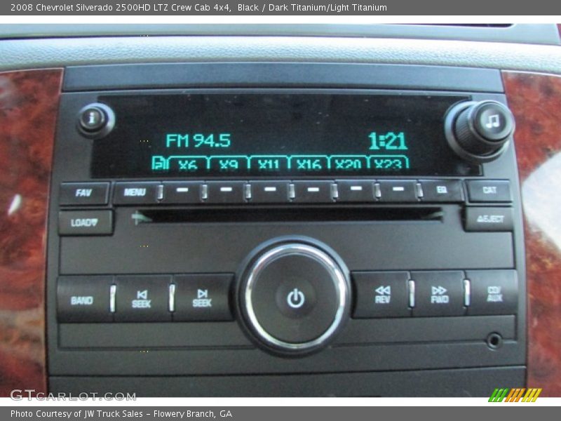 Black / Dark Titanium/Light Titanium 2008 Chevrolet Silverado 2500HD LTZ Crew Cab 4x4
