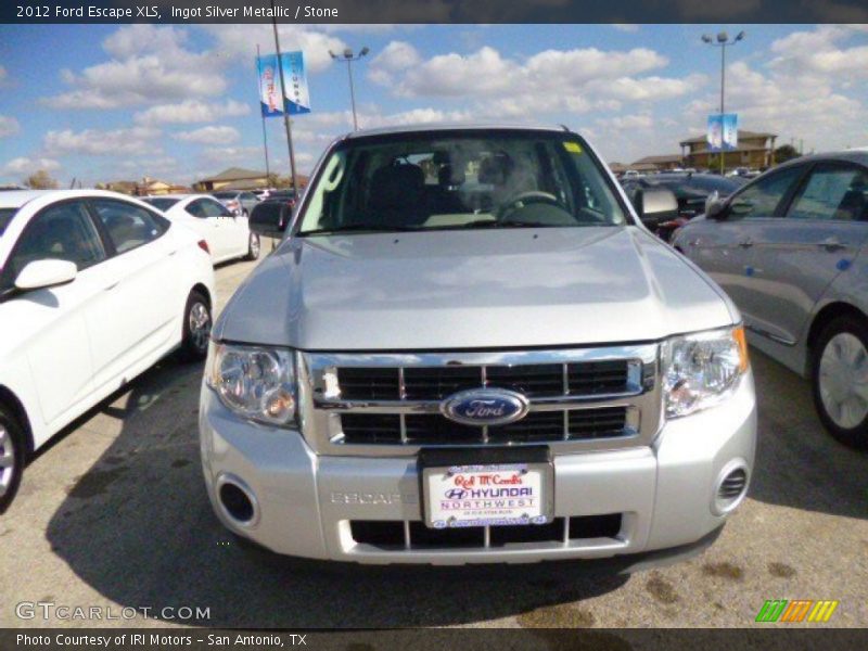 Ingot Silver Metallic / Stone 2012 Ford Escape XLS