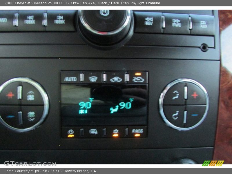 Black / Dark Titanium/Light Titanium 2008 Chevrolet Silverado 2500HD LTZ Crew Cab 4x4