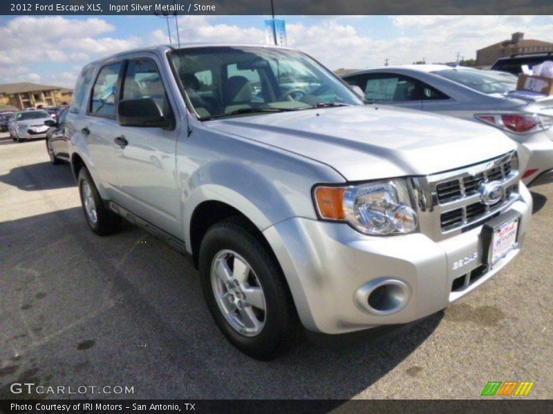Ingot Silver Metallic / Stone 2012 Ford Escape XLS