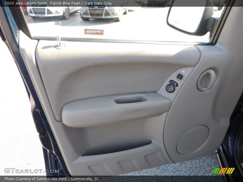 Patriot Blue Pearl / Dark Slate Gray 2003 Jeep Liberty Sport