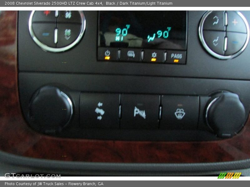 Black / Dark Titanium/Light Titanium 2008 Chevrolet Silverado 2500HD LTZ Crew Cab 4x4