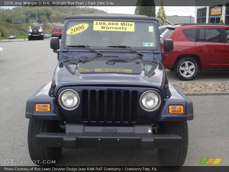 Midnight Blue Pearl / Dark Slate Gray 2006 Jeep Wrangler X 4x4