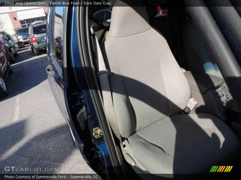 Patriot Blue Pearl / Dark Slate Gray 2003 Jeep Liberty Sport