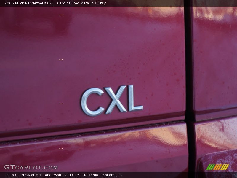 Cardinal Red Metallic / Gray 2006 Buick Rendezvous CXL