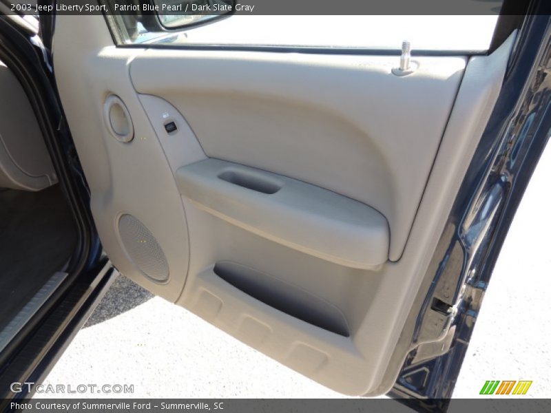Patriot Blue Pearl / Dark Slate Gray 2003 Jeep Liberty Sport