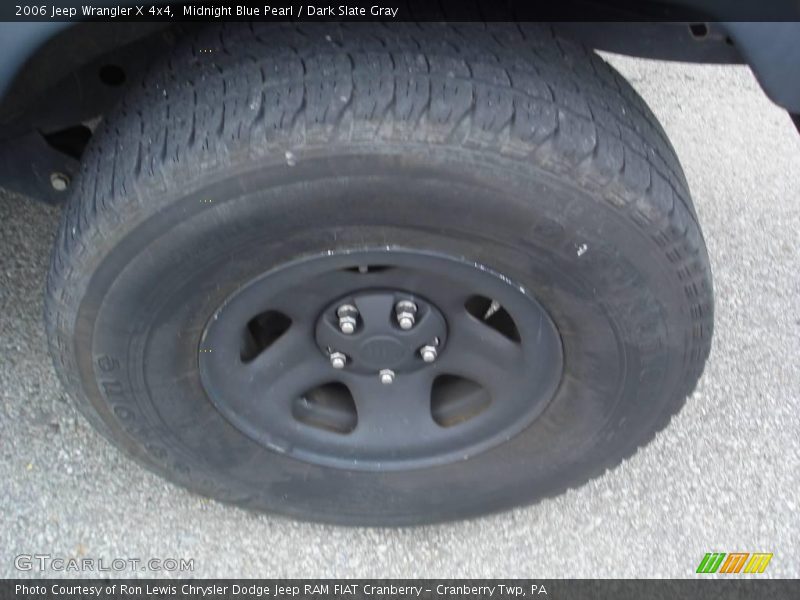 Midnight Blue Pearl / Dark Slate Gray 2006 Jeep Wrangler X 4x4