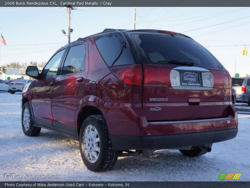 Cardinal Red Metallic / Gray 2006 Buick Rendezvous CXL