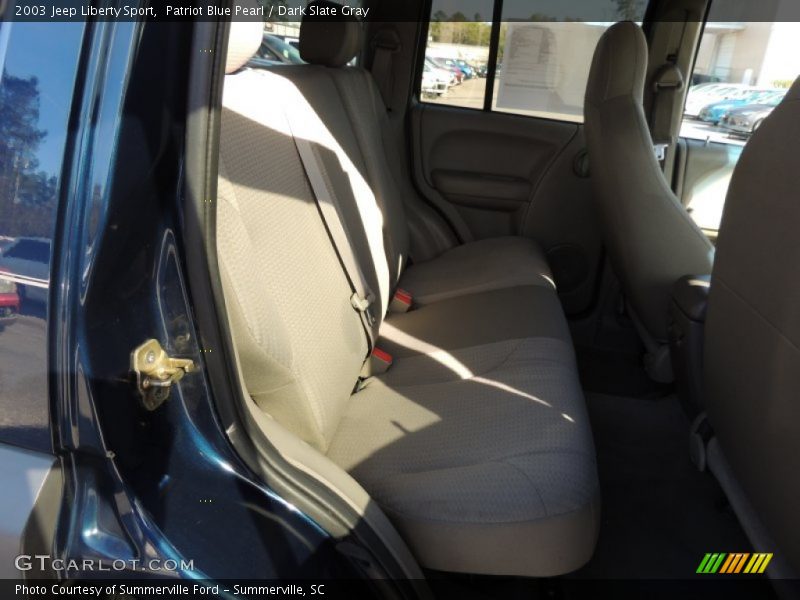 Patriot Blue Pearl / Dark Slate Gray 2003 Jeep Liberty Sport