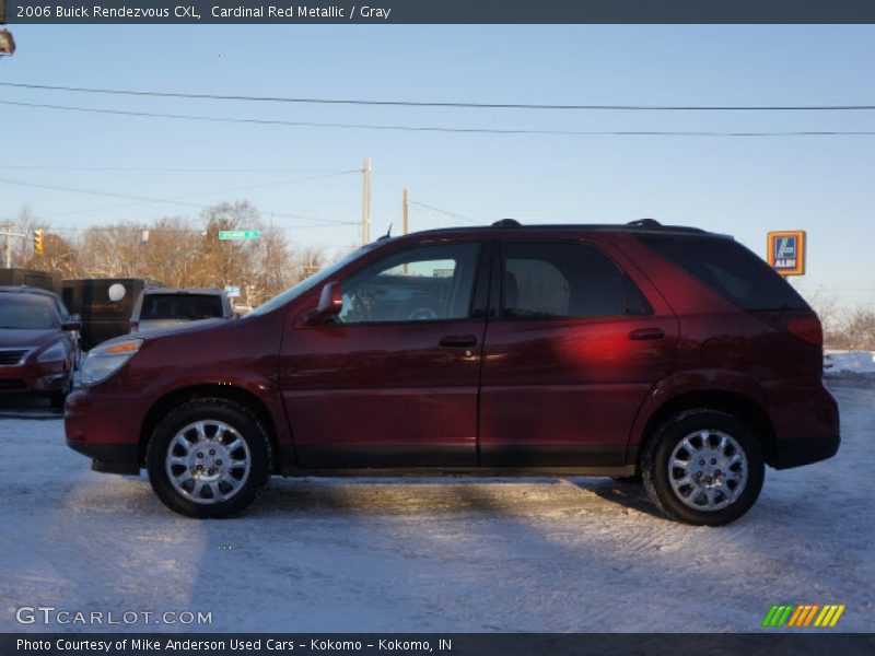 Cardinal Red Metallic / Gray 2006 Buick Rendezvous CXL