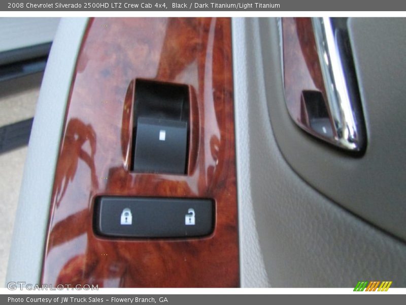 Black / Dark Titanium/Light Titanium 2008 Chevrolet Silverado 2500HD LTZ Crew Cab 4x4