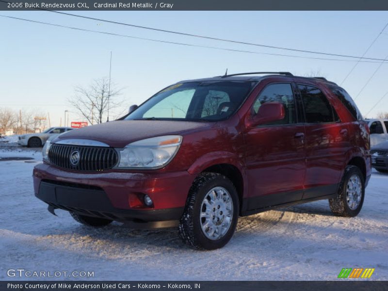 Cardinal Red Metallic / Gray 2006 Buick Rendezvous CXL