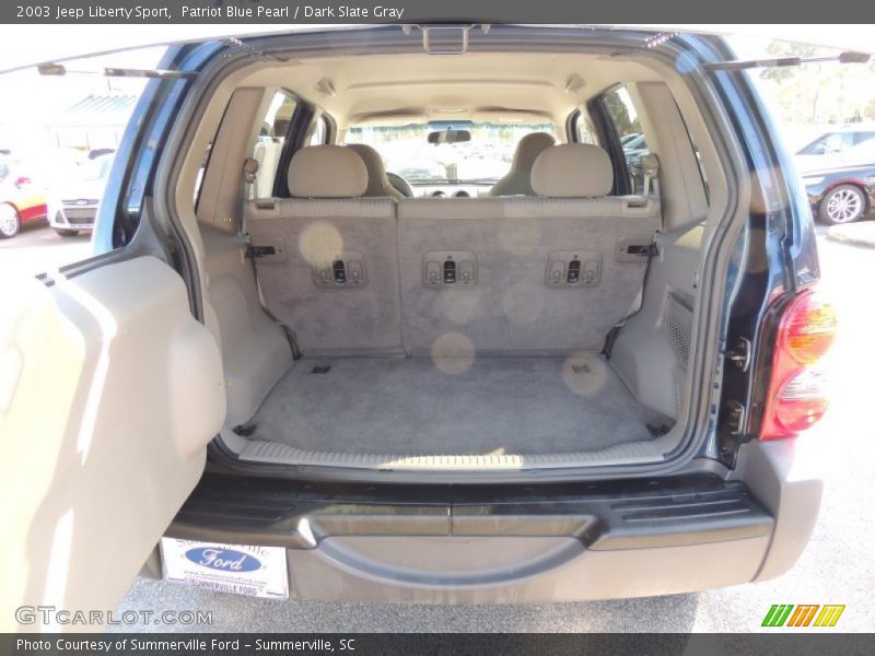 Patriot Blue Pearl / Dark Slate Gray 2003 Jeep Liberty Sport