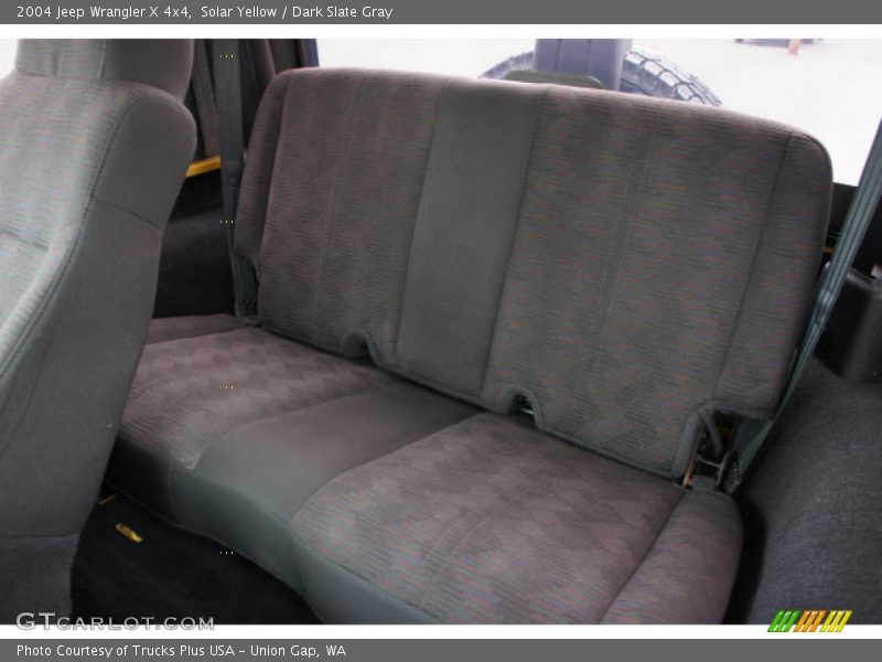 Solar Yellow / Dark Slate Gray 2004 Jeep Wrangler X 4x4