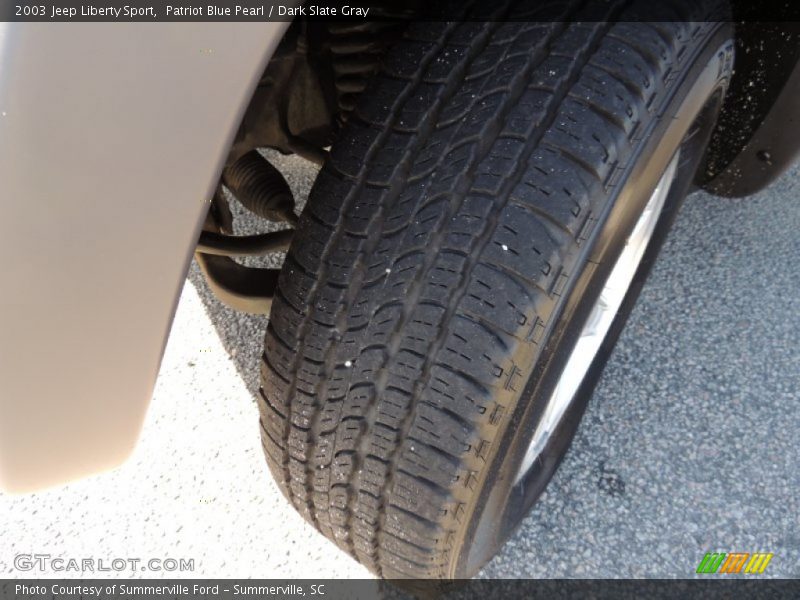 Patriot Blue Pearl / Dark Slate Gray 2003 Jeep Liberty Sport
