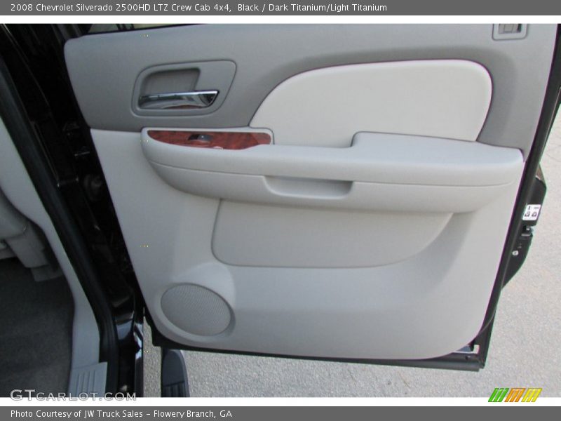 Black / Dark Titanium/Light Titanium 2008 Chevrolet Silverado 2500HD LTZ Crew Cab 4x4