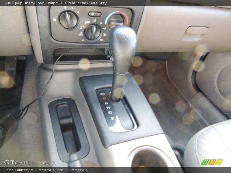 Patriot Blue Pearl / Dark Slate Gray 2003 Jeep Liberty Sport