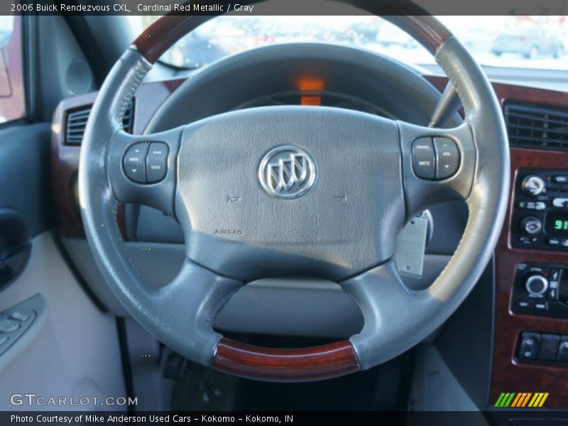 Cardinal Red Metallic / Gray 2006 Buick Rendezvous CXL