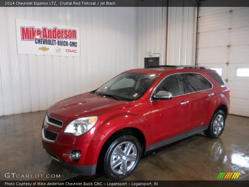 Crystal Red Tintcoat / Jet Black 2014 Chevrolet Equinox LTZ