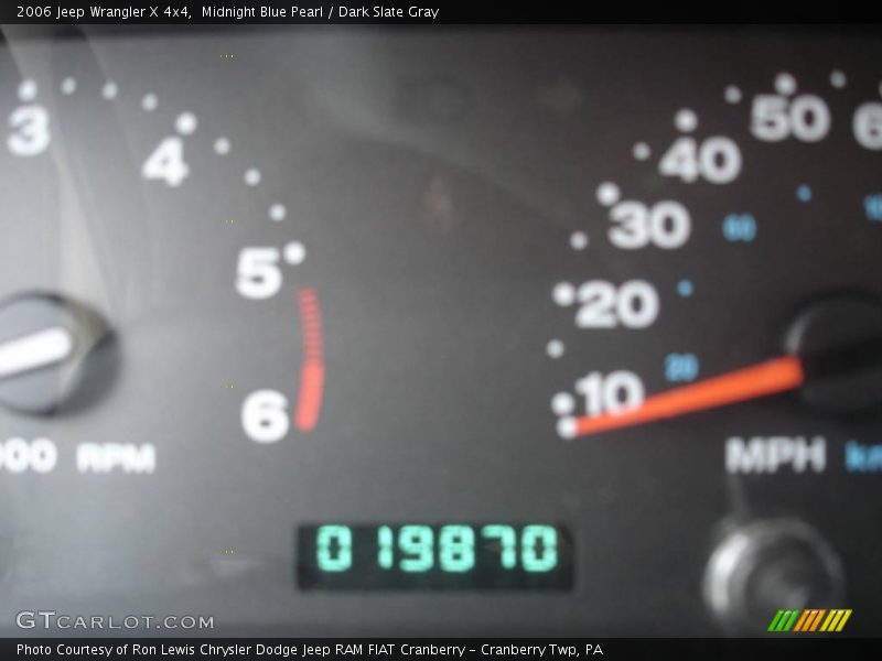 Midnight Blue Pearl / Dark Slate Gray 2006 Jeep Wrangler X 4x4