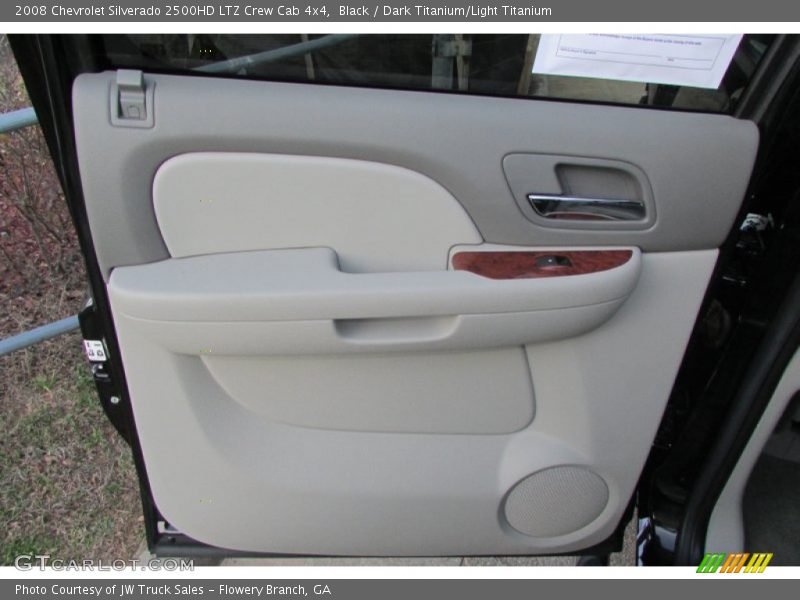 Black / Dark Titanium/Light Titanium 2008 Chevrolet Silverado 2500HD LTZ Crew Cab 4x4
