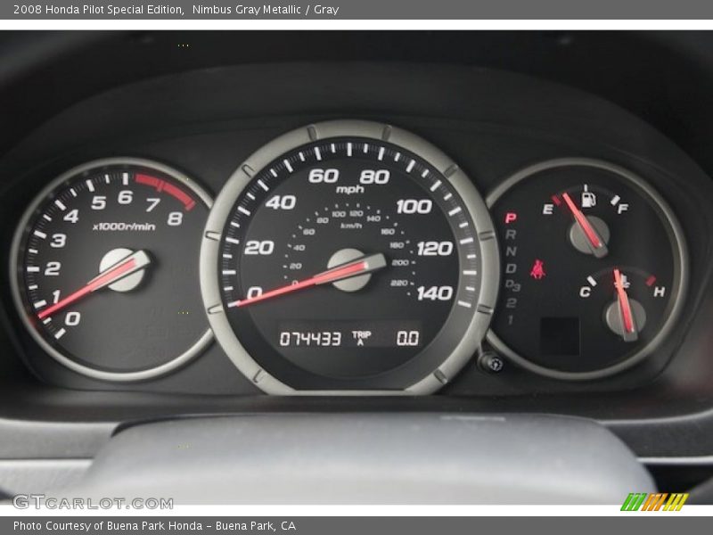 Nimbus Gray Metallic / Gray 2008 Honda Pilot Special Edition